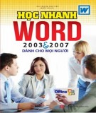 Ebook Tự học nhanh Word 2003 và 2007: Phần 1